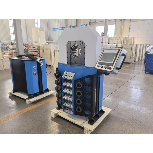 0.01mm Accuracy Hose Crimping Machine 4 Inch Big Capacity Crimping Range Electric Hydraulic Crimping Tool