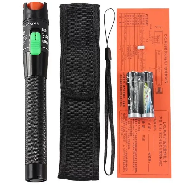 Customized 650nm Fiber Cable Accessories , Pen Type Visual Fault Locator 30mw
