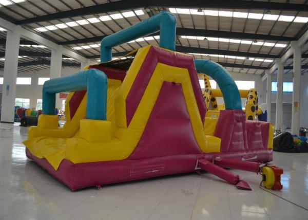 Quality Big Commercial Inflatable Obstacle Courses Outdoor Game 8 X 4 X 4m Safe Nontoxic for sale