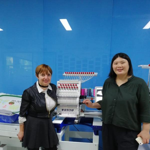 WONYO High-Speed 6-Head Computerized Embroidery Machine with WIFI Technology