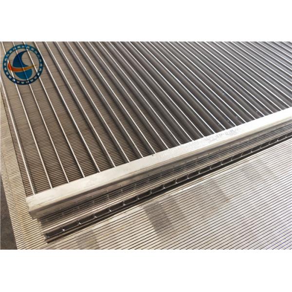 Reliable Johnson Wedge Wire Screen Panels , Anti Abrasion Wedge Wire Sheets