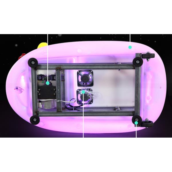 Plastic happy fun kids kiddie ride with swing function game machine for children