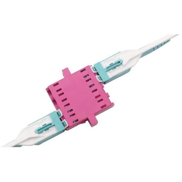Duplex SMF G.657A1 10M Uniboot Fiber Optic Patch Cable LC/LC