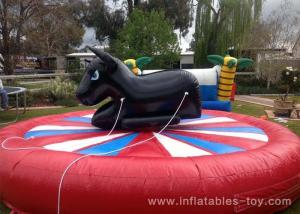 Wholesale Amusement Park Inflatable Sports Games Giant Mechanical Rodeo Bull With Inflatable Mattress from china suppliers