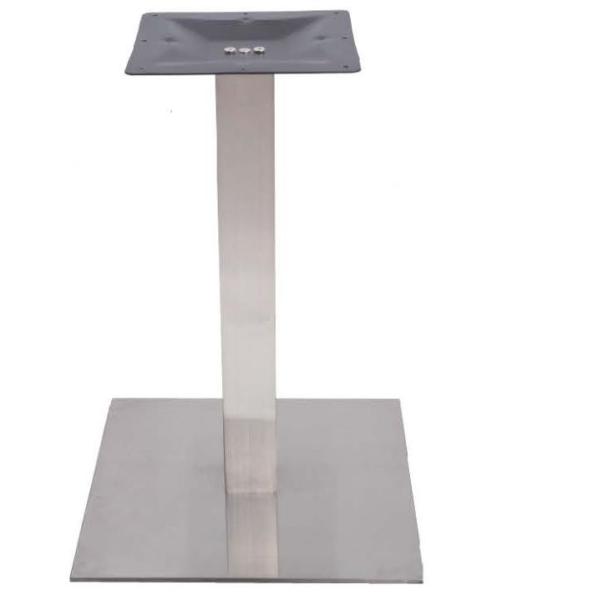 Stainless Steel Metal Table legs Commercial Table Bases 720mm Height ISO9001 Listed