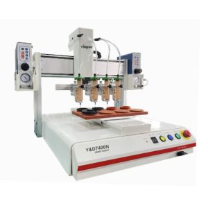 Wholesale Silver Automated Glue Dispensing Systems Customized Glue Dispensing Equipment With Large Dispening Area from china suppliers