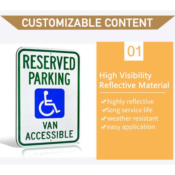 Waterproof Warning Reflective Safety Signs Custom Printable 1mm