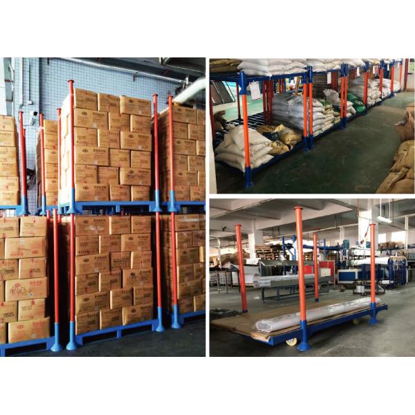 Round Post Foldable Stacking rack Demountable Stacking rack Stackable Rack