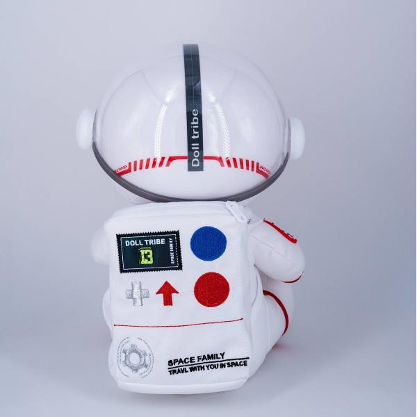 Custom Design Panda Bear Soft Plush Toys Cute Stuffed Animal Panda With Plastic Helmet