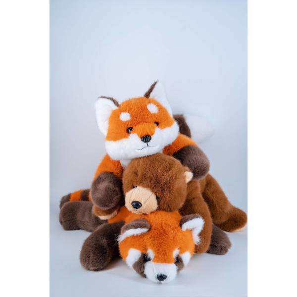 Weighted Design Standable Brown Bear Plush Toy Warm Hugs Steady Companionship