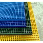 ISO9001 Blue Plastic Floor Grating Anti Corrosion Frp Material Free Sample