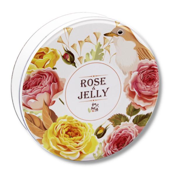 ISO 9001 Round Cookie Tin Cans For Biscuit Chocolate Candy Packaging