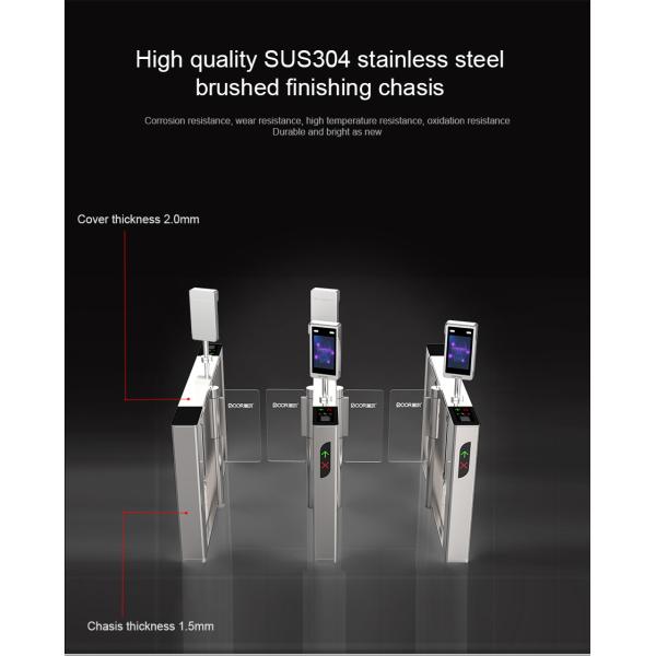 Pedestrian Access Control Speed Gate Turnstile Security Products Dry Contact