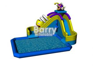 Wholesale Funny aqua park water games,cheap piranha inflatable water park with pool for land from china suppliers