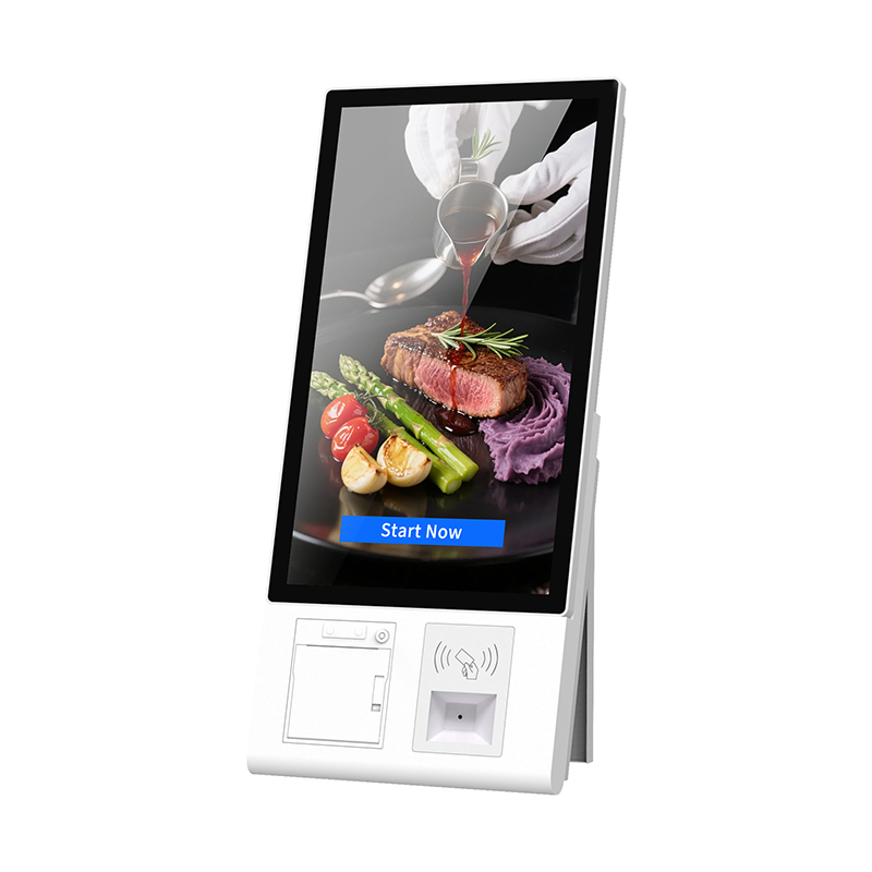 Self Ordering Kiosk with Touchscreen and QR Code Scanner Streamline Retail Checkout Process