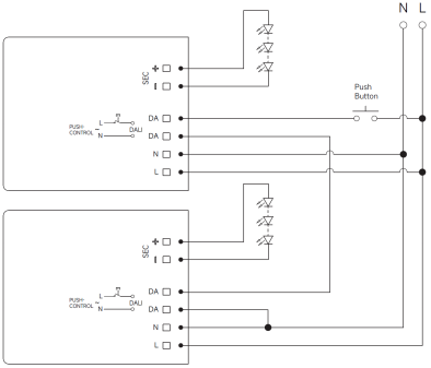 Easy-use series 36W NFC programmable led driver DALI2 dimmable led electronic driver output from 500mA to 1100mA