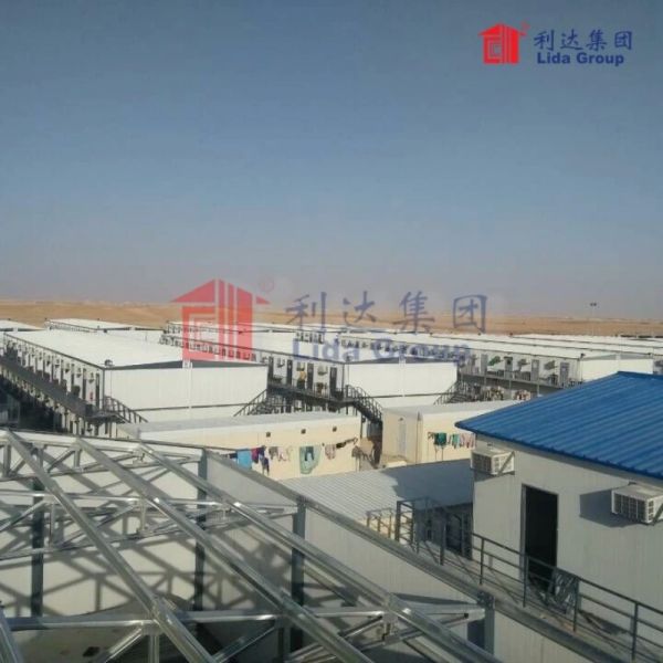 5.56m 6.23m T Model Prefab House C Section Prefab Steel Homes