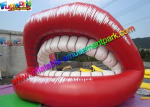 China Red Popular Inflatable Advertising Signs Ladies Lips Teeth Promotion on sale