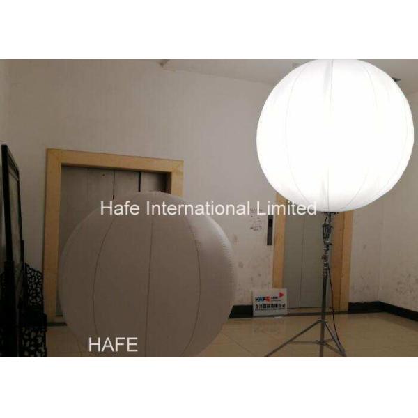 Outdoor Advertising Inflatables Halogen Lighting Standing Tripus Balloon With Adjustable Pole