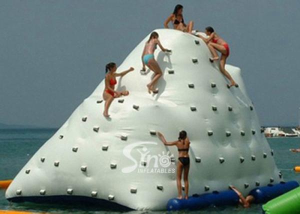 Quality Hot sale commercial use inflatable iceberg made of lead free pvc tarpaulin for sale for sale