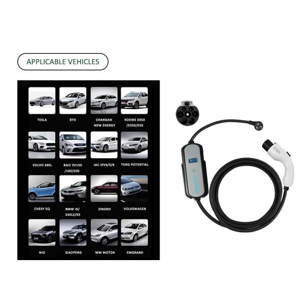 Adjustable Lightweight EV EVSE Type 2 Charger Wallbox 32 Amp