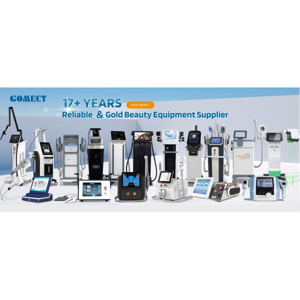 GOMECY Microneedle treatment 6-4-2mm Program Depth Morpheus8 Microneedling Machine with 15 Inches Touch Screen Display