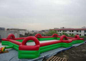 Wholesale Commercial Inflatable Football Game / Soccer Field Sports Equipment With 0.45mm - 0.55mm PVC from china suppliers