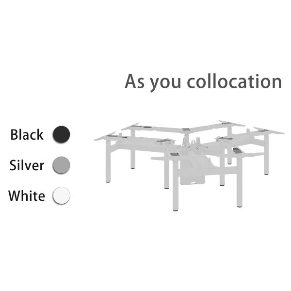 Customized Size Uplift Standing Desk Assembly Required 355 Lbs Weight Capacity Customizable
