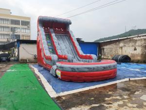 Wholesale 9.6x4x5.4m Commercial Inflatable Slide Bouncy Games Logo Printing from china suppliers