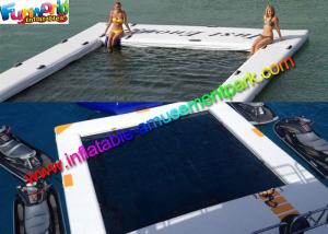 China Customized Yacht Large Inflatable Water Toys Inflatable Sea Pool With Drop Stitch on sale