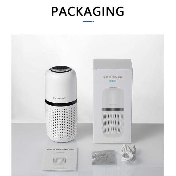 2023 New Arrival Intelligent Portable Car Air Purifier Aromatherapy Machine Multiple Filtering Negative Iron Air Purifier