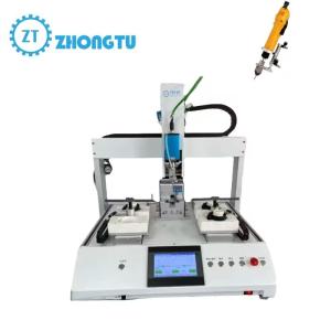 Wholesale Desktop Air Blow Type Screw Fastening Machine Double Y Axis Automatic Screw Locking Machine With A Screwdriver Feeder from china suppliers