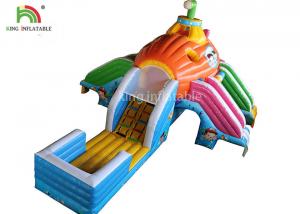 Wholesale Outside Inflatable Water Slide With Water Pool For Children 14 Months Warranty from china suppliers