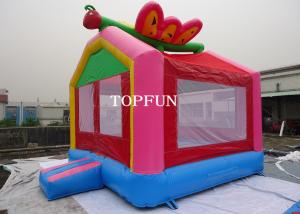Wholesale Pink Princess Bounce House Double Stitching ,  PVC Tarpaulin Kids Bounce House from china suppliers