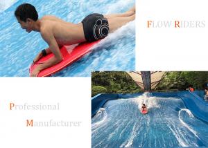 China Water Park Surf Simulator Machine / Flow Rider Wave Surfing Equipment on sale