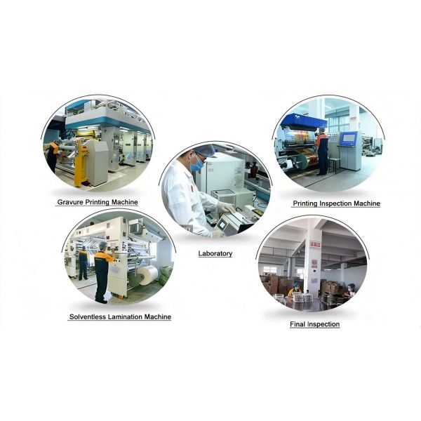 Wholesale Custom Flat-bottom Kraft Bag | Self-sealing Aluminum-plated (MOQ 50000, FDA Approved