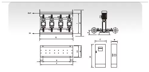 CDL Booster Pump Set Water Supply System: Constant Pressure Frequency Conversion