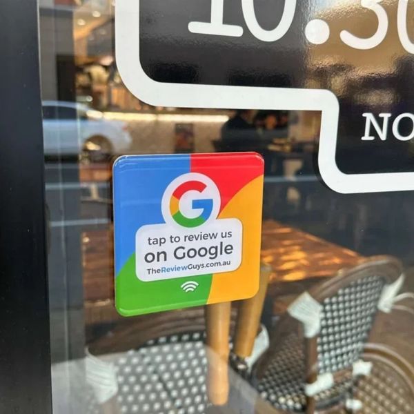 High Quality Customize Printing Epoxy NFC Card Google Reviews Card