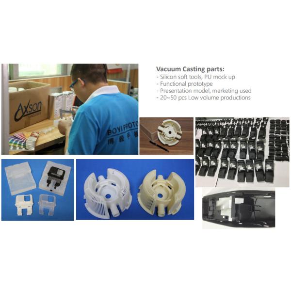 Customized Casting Silicone Rubber Parts , Prototype Plastic Molding
