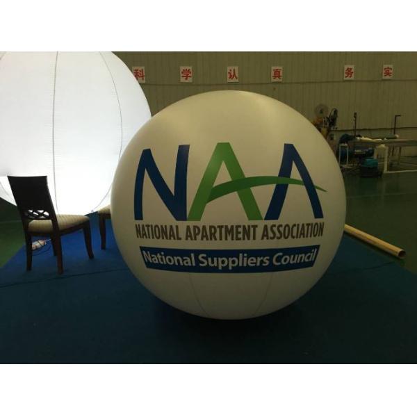 Decorations PVC Inflatable Light Balloon 2 Sides Logo Printing