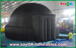 Wholesale Mobile 5m Giant Black Inflatable Planetarium For Schools / Air Dome Tent from china suppliers