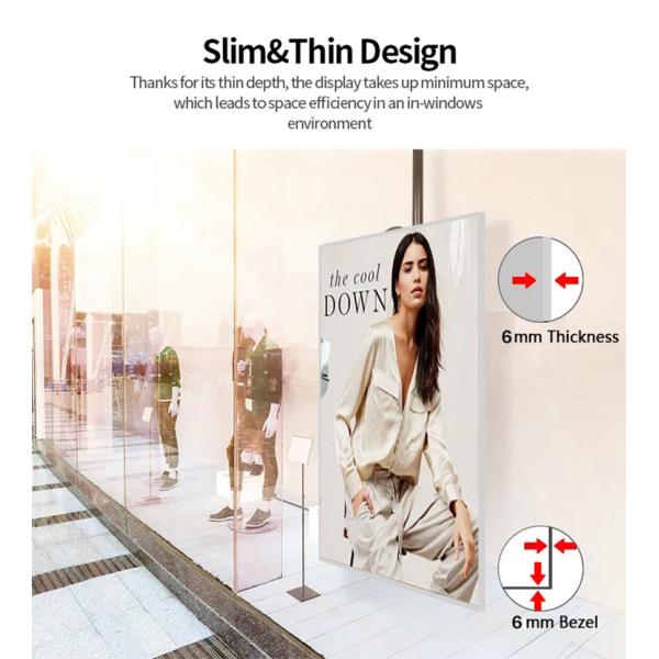 32"/43"/55"/65" Full HD Floor-Standing Digital Signage Display with Adjustable Stand - 1080P Commercial LCD Screen for Indoor Advertising