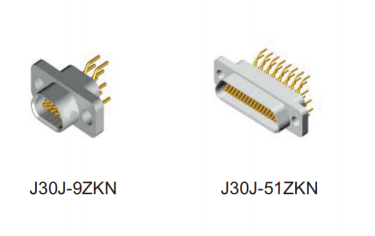 J30J Micro D Type Connector Female 100 Pin Connector 3A Rectangular