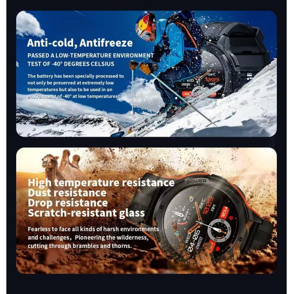 Custom Men Smart Watch C25 1ATM Waterproof And Dustproof Supports Sdk Api Project