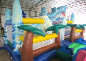 Wholesale Giant Inflatable dolphin New Ocean undersea world Fun city Inflatable ocean playground park from china suppliers