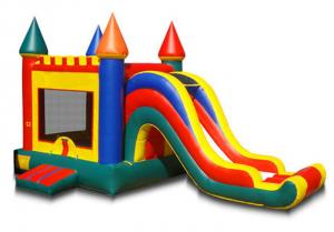 China Arch Inflatable Bounce House Ball Pit Combo , Outdoor Games Wet Dry Bounce House on sale