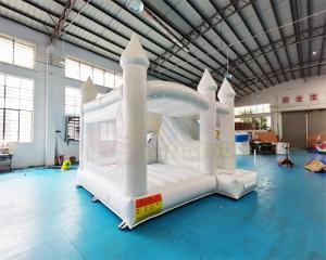 Wholesale Wedding Combo Inflatable White Bounce House With Slide from china suppliers