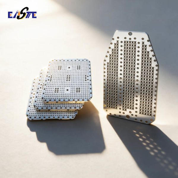 High Precision Etched EMI Shielding Cans with Micro-Vent Patterns & Solder Tabs