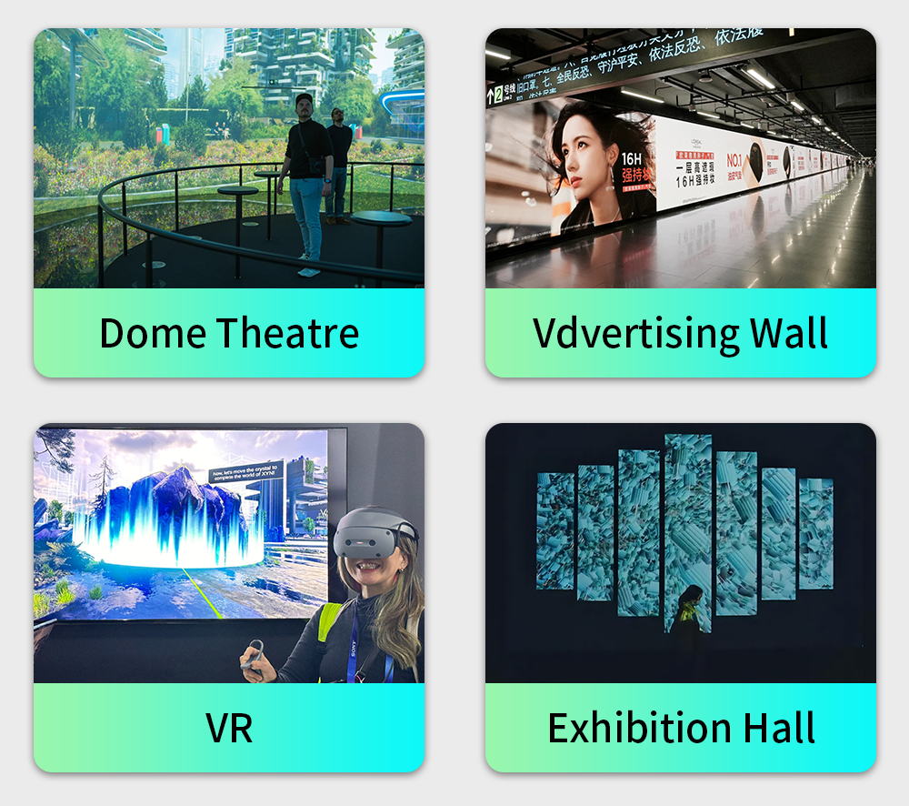 8K60 DP Input 4K60 HDMI Output Video Wall Controller with RS232 IR Control for Exhibition Hall