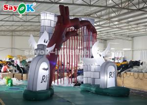 Wholesale Durable 5*4m Inflatable Holiday Decorations Halloween Entrance Archway With LED Lights from china suppliers